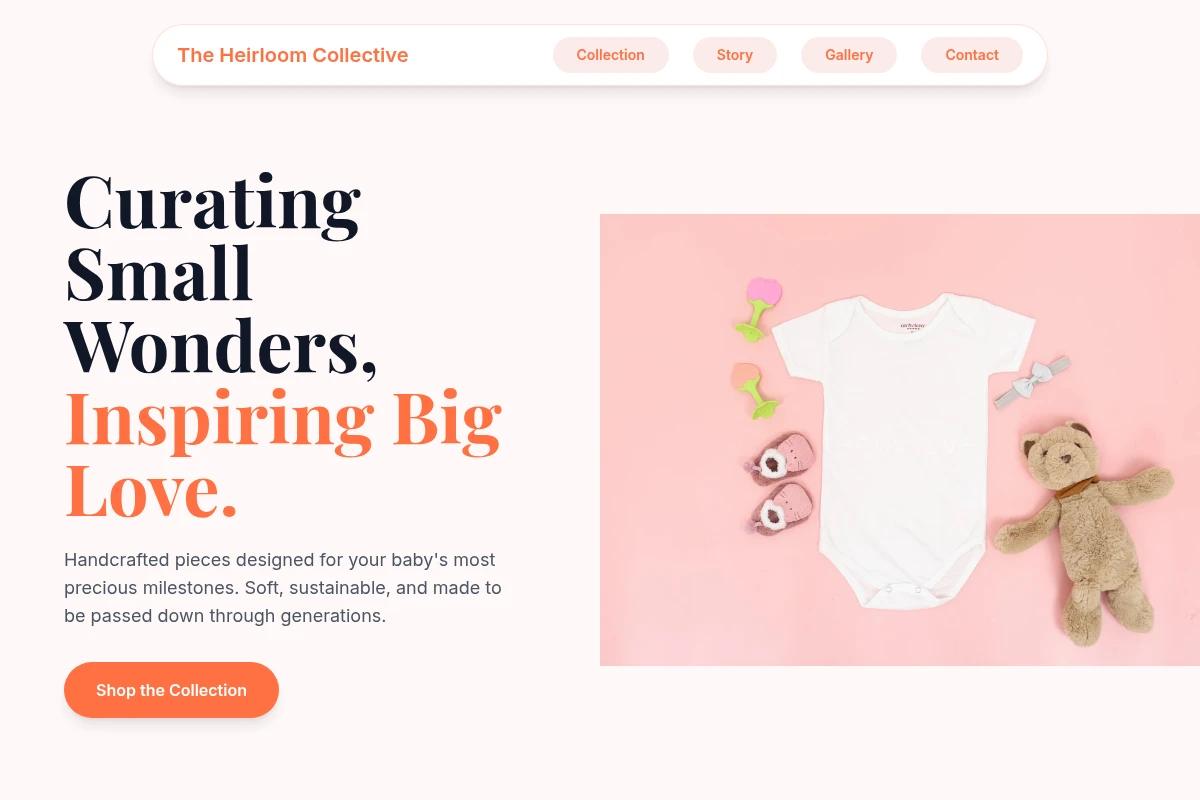 Handcrafted Baby Clothes